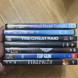 Group of 8 DVD Top movies,plus extra ones